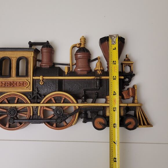 Vintage 70's HOMCO Train Wagon Streetcar Wall Plaques Western Wall Decor Set 3 - Picture 12 of 16